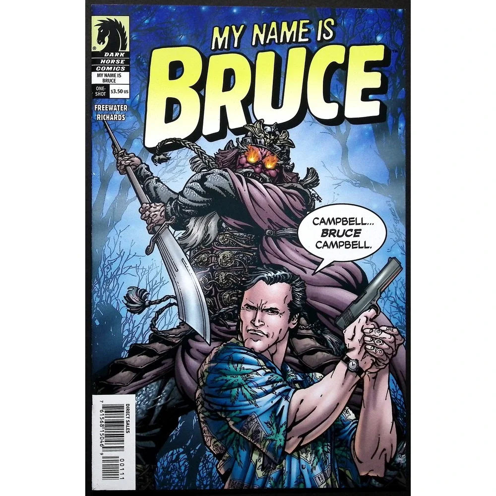 Dark Horse Comic My Name Is Bruce #1 One‎ Shot Movie Companion Bruce Campbell